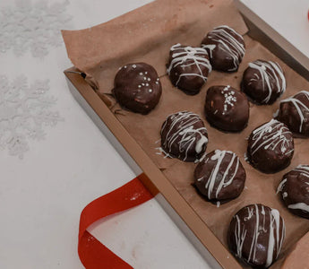 Boules de Noel au beurre de cacahuète recette équilibrée coach nutrition